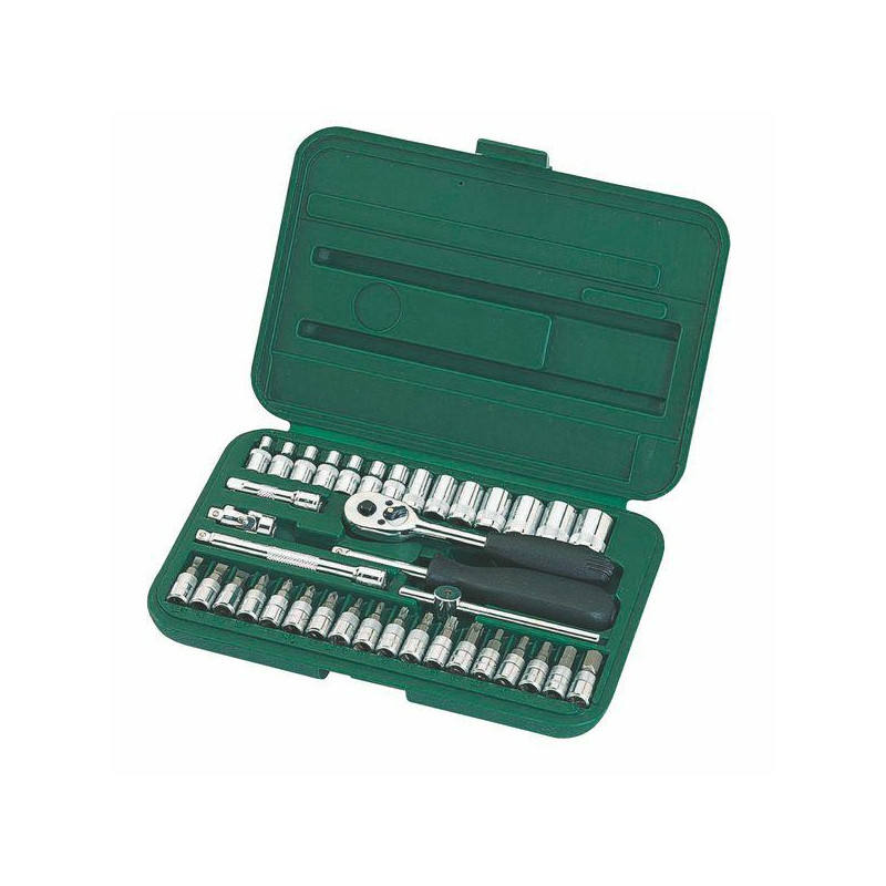 GL09002 SATA veržliarakčių rinkinys 38el 1/4" CASE