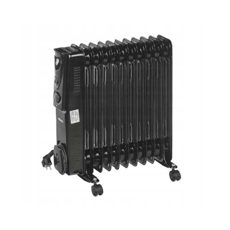VO0157 11 BRIAUNŲ ALYVOS ŠILDYTUVAS 2500 W, JUODAS