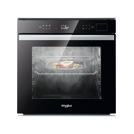 Whirlpool Oven | W6 OS4 4S2 H BL | 73 L | Electric | Hydrolytic | Electronic | Steam function | Convection | Height 59.5 cm | Width 59.5 cm | Black|W6 OS4 4S2 H BL