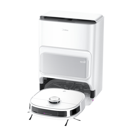 Midea | Robot Vacuum Cleaner | V12 | Wet&Dry | 5200 mAh | Dust capacity 3 L | 5000 Pa | White|V12 White