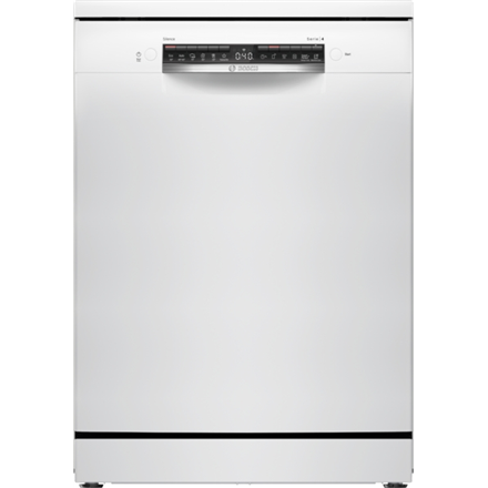 BOSCH Free standing dishwasher SMS4HVW00E, 60 cm, energy class D, AquaStop, Home connect, 3rd drawer, White|SMS4HVW00E