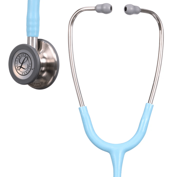 Littmann Classic III, 5912C, melsvas – pilkas (Satin finish) stetoskopas