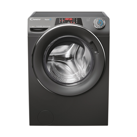 Candy | Washing Machine | RO41276DWMCRT-S | Energy efficiency class A | Front loading | Washing capacity 7 kg | 1200 RPM | Depth 45 cm | Width 60 cm | Display | TFT | Steam function | Wi-Fi | Anthracite|RO41276DWMCRT-S