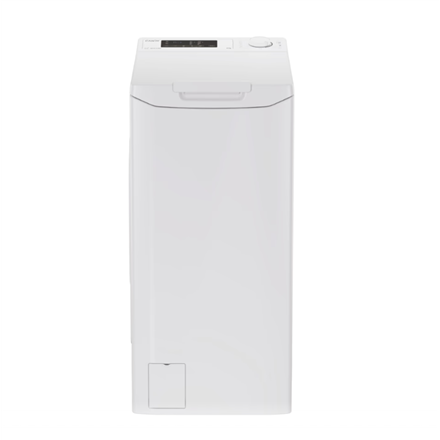 Candy Washing Machine | TCA063D3-S | Energy efficiency class C | Top loading | Washing capacity 6 kg | 1000 RPM | Depth 60 cm | Width 41 cm | Display | Digit | White|TCA063D3-S