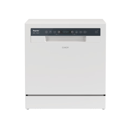 Dishwasher | CP 8F9FFW | Free-standing | Width 55 cm | Number of place settings 8 | Number of programs 8 | Energy efficiency class F | Display | White|CP 8F9FFW