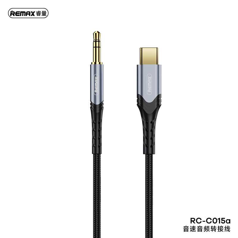 REMAX garso laidas - kabelis RC-C015a (Type-C – AUX3,5 mm)