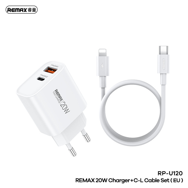 REMAX 20W greitasis įkroviklis RP-U120, USB, Type-C