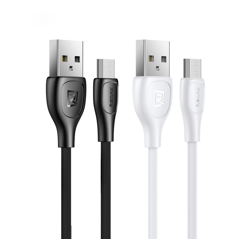 REMAX Lesu Pro serijos 2.1A duomenų perdavimo kabelis RC-160m (USB-Micro): Spalva - Juoda