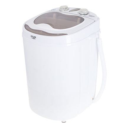 Adler | Mini washing machine | AD 8055 | Top loading | Washing capacity 3 kg | Depth 37 cm | Width 36 cm | White|AD 8055