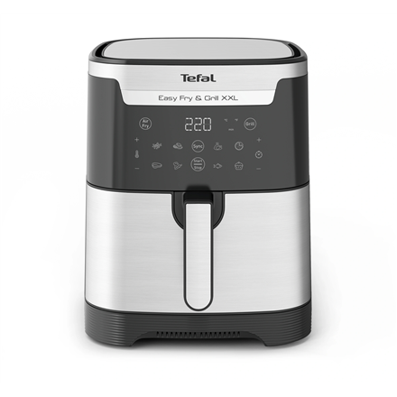 TEFAL Easy Fry and Grill XXL Fryer | EY801D | Power 1830 W | Capacity 6.5 L | Black/Stainless Steel|EY801D