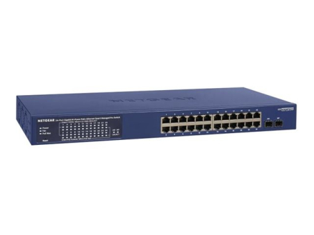 NETGEAR 24port GE PoE+ Managed Switch|GS724TP-300EUS