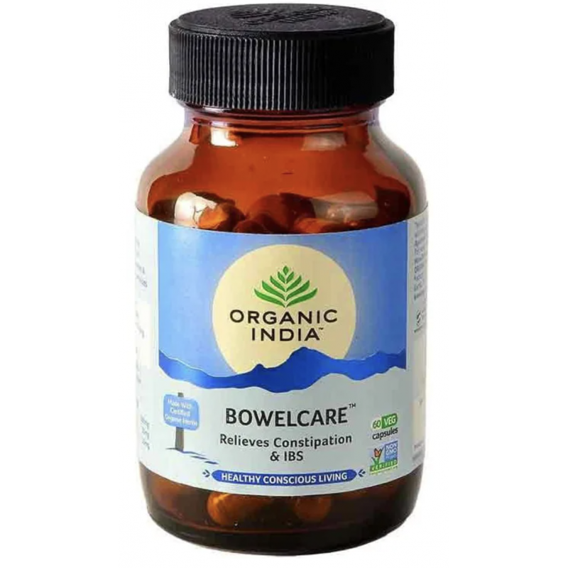 Ekologiškas maisto papildas "Bowelcare" ORGANIC INDIA, 60 kaps.