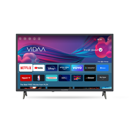 Allview | 32iPlay6000-H | 32" (81 cm) | Smart TV | VIDAA | HD | Black|32iPlay6000-H