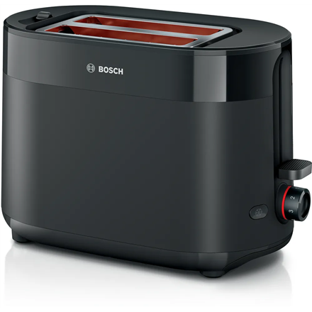 Bosch Compact Toaster | TAT2M123 MyMoment | Power 950 W | Number of slots 2 | Housing material Plastic | Black|TAT2M123