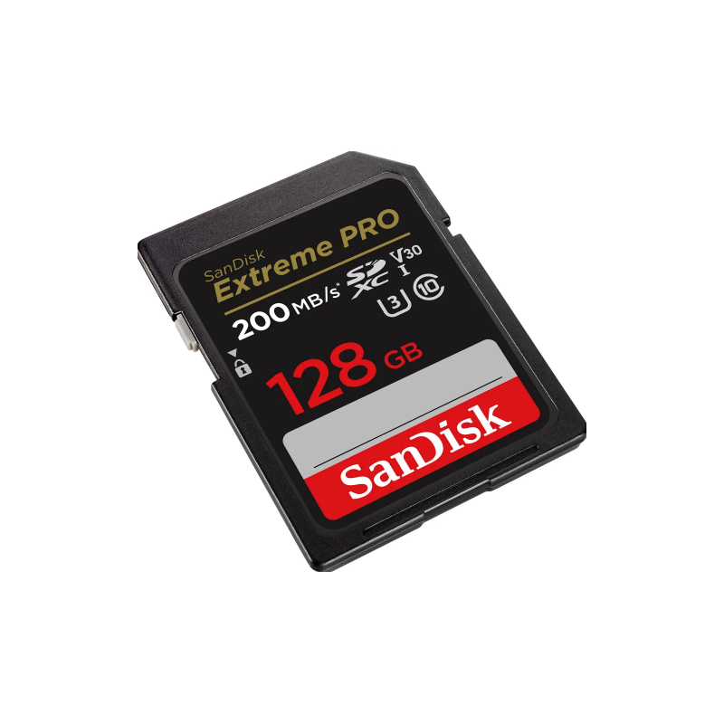 "SanDisk" atminties kortelė 128GB Extreme Pro SDXC C10 V30 UHS-I U3