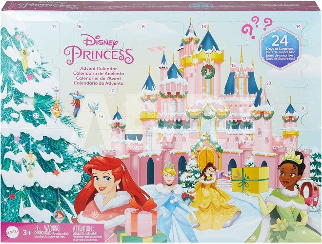 Mattel advent calendar Disney Princess