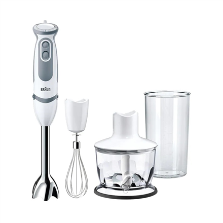 Braun | MultiQuick 5 Vario Blender | MQ 5235 | Hand Blender | 1000 W | Number of speeds 21 | Chopper | White|MQ 5235