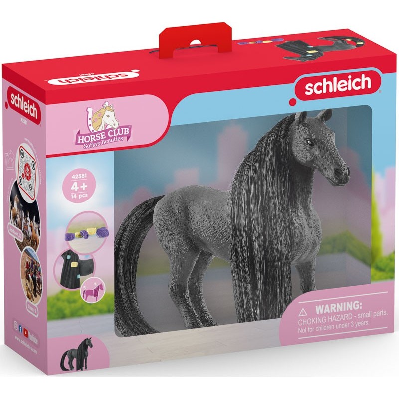 Criollo Definitivo veislės kumelė Schleich Horse Club Sofia's Beauties, juoda - PAŽEISTA PAKUOTĖ