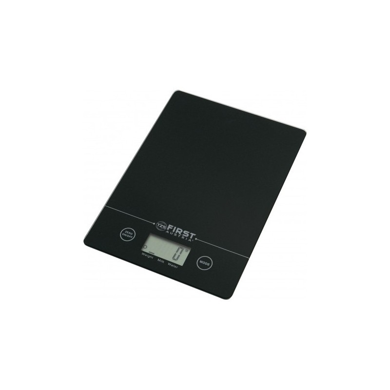 TZS First Austria Kitchen Scale Electronic, Capacity 5KG/1G, Black FA-6400-BA