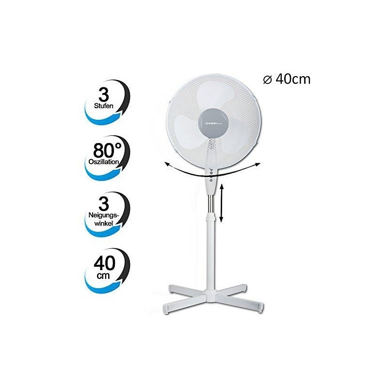 TZS First Austria Stand Fan (GS/CE), 16", 50W FA-5553-1  - PAŽEISTA PAKUOTĖ