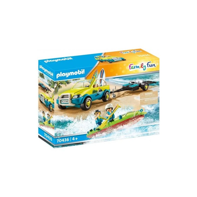 70436 PLAYMOBIL® Family Fun Paplūdimio automobilis su baidarėmis