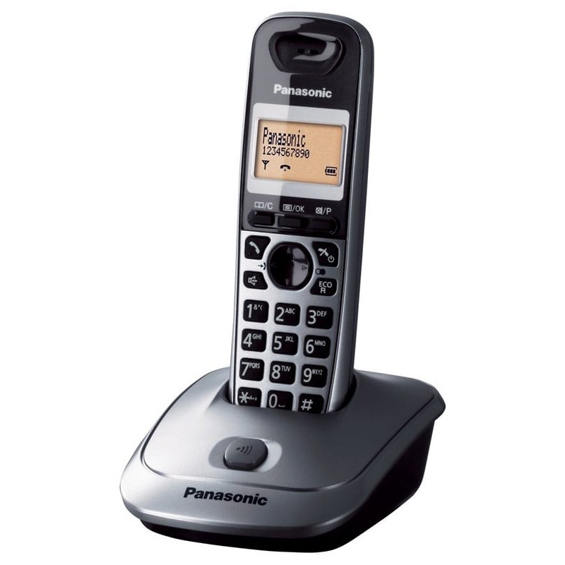 Belaidis telefonas Panasonic KX-TG2511, juodas