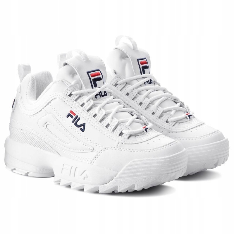 Shoes FILA Distruptor Low WMN Size 37 1010302-1fg White