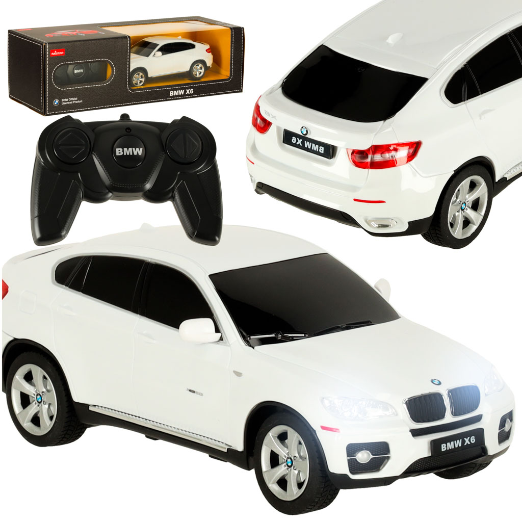 Nuotoliniu būdu valdomas automobilis Rastar 31700 BMW X6 1:24 baltas