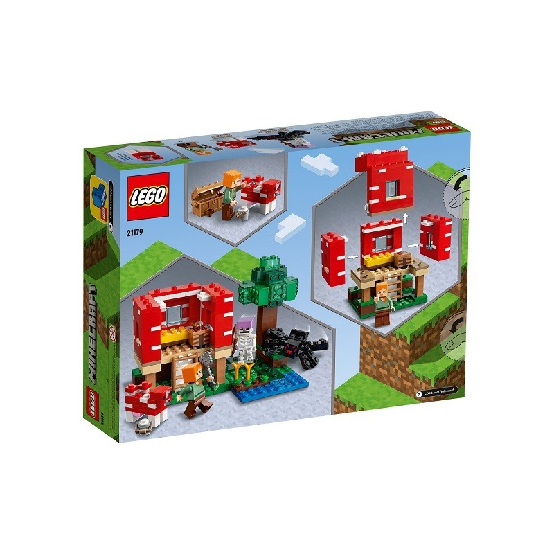 21179 LEGO® Minecraft Grybų namelis