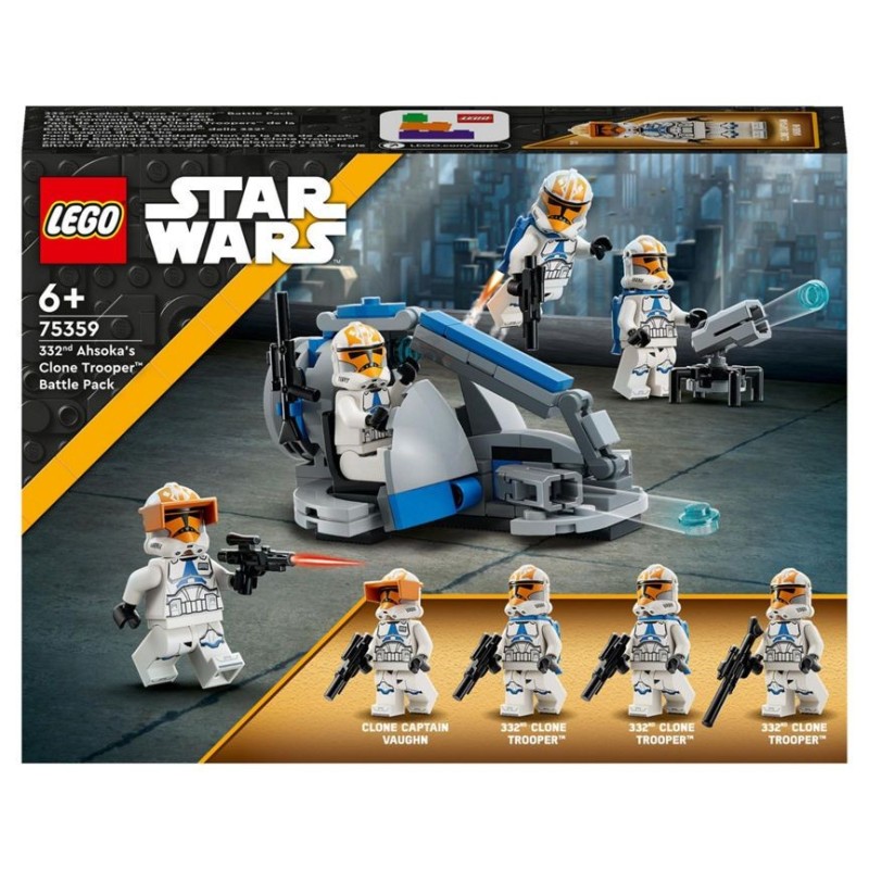 LEGO Star Wars Asokos 332 kuopos klonų kario mūšio paketas 75359  - PAŽEISTA PAKUOTĖ