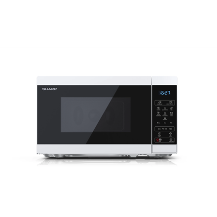 Sharp | Microwave Oven | YC-MS02E-W | Free standing | 20 L | 800 W | White|YC-MS02E-W