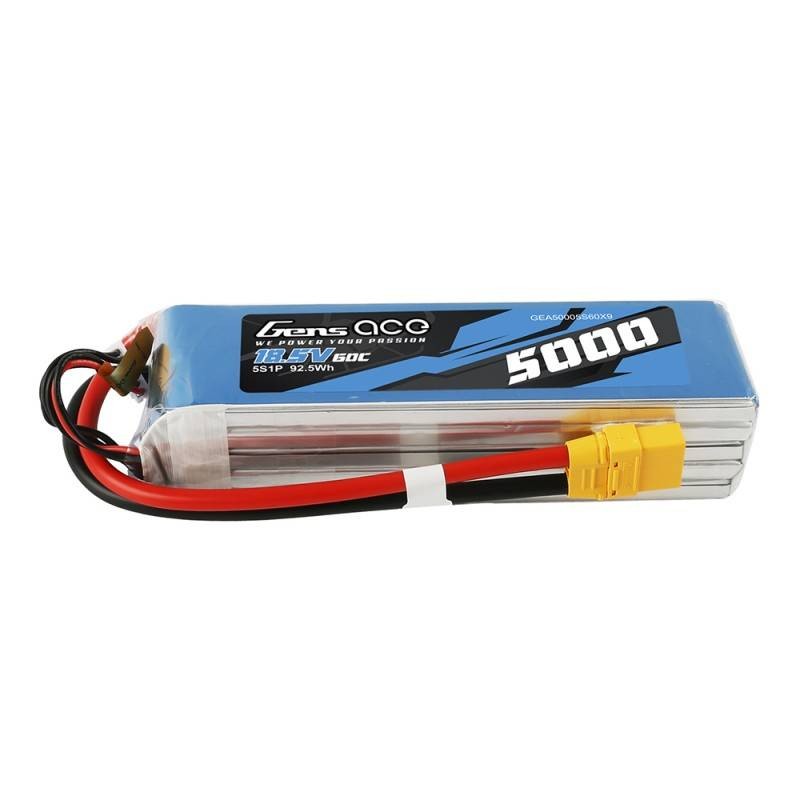 Akumuliatorius LiPo Gens Ace Bashing 5000mAh 18.5V 60C 5S1P - XT90