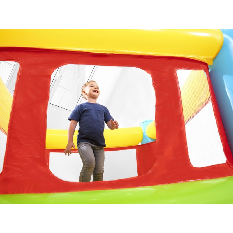 „Bestway“ pripučiama „Bouncer Castle“ vaikams Fisher Price maniežas 93553