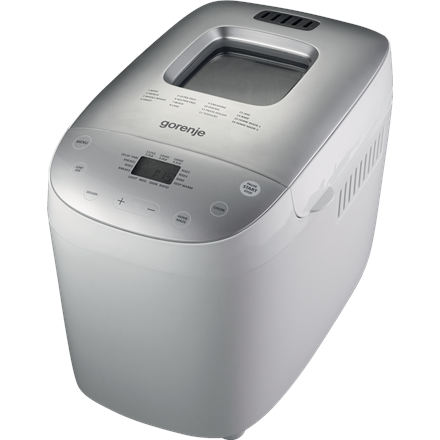 Gorenje | Bread maker | BM1600WG | Power 850 W | Number of programs 16 | Display LCD | White/Silver|BM1600WG