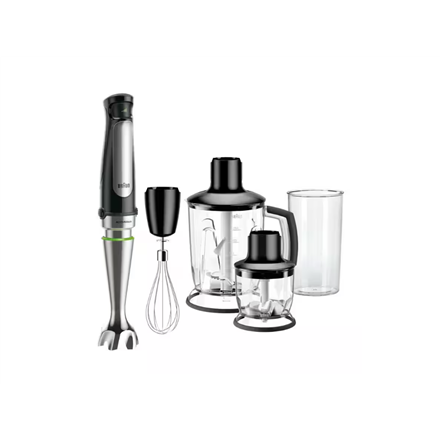 Braun | MultiQuick 7 Hand Blender | MQ 7045X | Hand Blender | 1000 W | Number of speeds 6 | Chopper | Black/Stainless steel|MQ 7045X