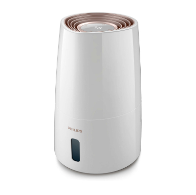 Philips | HU3916/10 | Humidifier | 25 W | Water tank capacity 3 L | Suitable for rooms up to 45 m² | NanoCloud technology | Humidification capacity 300 ml/hr | White/Rose gold|HU3916/10