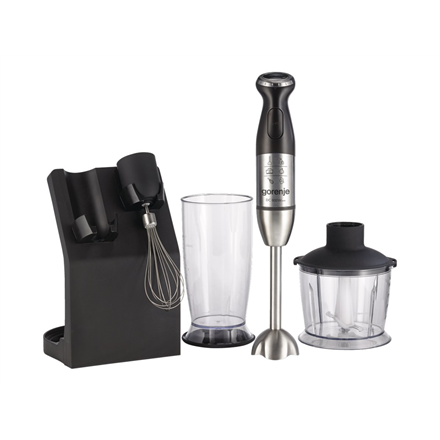 Gorenje | Blender | HBC807QB | Hand Blender | 800 W | Number of speeds Variable | Chopper | Black|HBC807QB