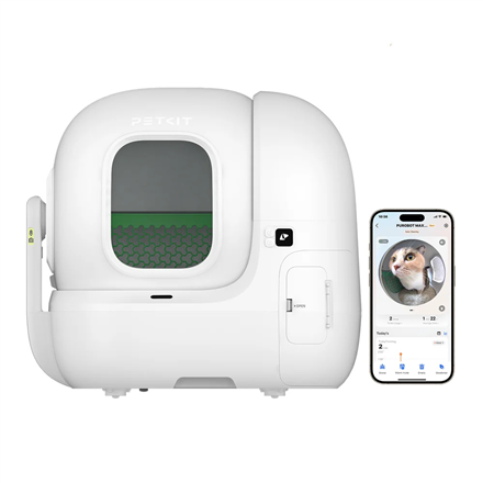 PETKIT Automatic Cat Litter Box | PUROBOT MAX Pro | White|P9904