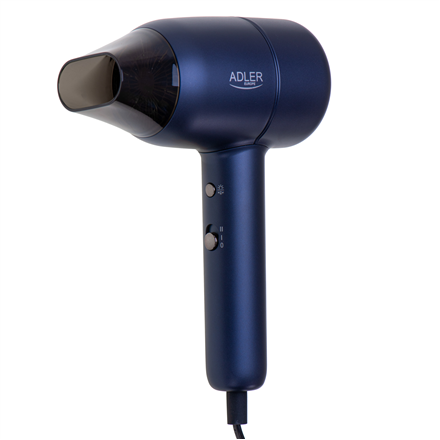 Adler Hair Dryer | AD 2279b | 1800 W | Number of temperature settings 2 | Ionic function | Blue|AD 2279b