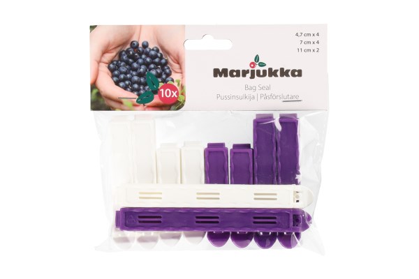 Užspaudėjai maišelių 10vnt Marjukka