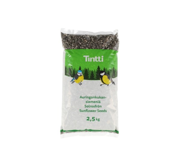 Saulėgrąžų lesalas paukščiams Tintti, 2,5kg