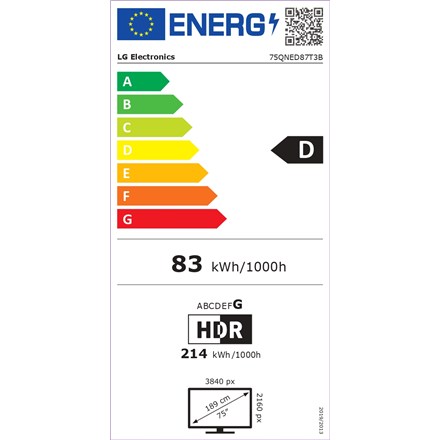 LG QNED AI QNED87 4K TV | 75QNED87T3B | 75 | Smart TV | webOS24 | UHD|75QNED87T3B