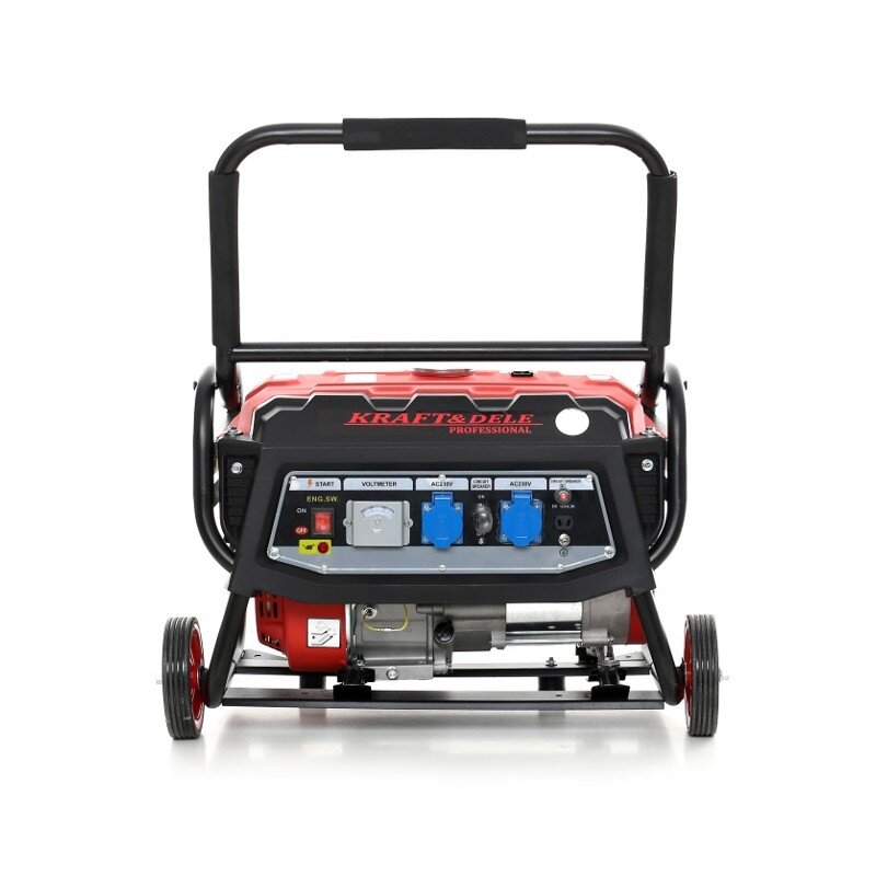 Benzininis vienfazis elektros generatorius KRAFT&DELE 3000W 12/230V KD138