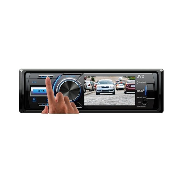 JVC, KD-X560BT 1-DIN AV grotuvas su 3" ekranu, Bluetooth