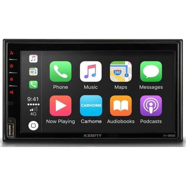 Xzent, X-522 su Apple CarPlay ir Android Auto