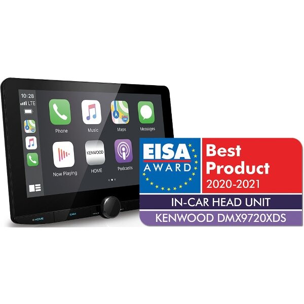 KENWOOD, DMX9720XDS 2-DIN AV grotuvas su 10.1" ekranu, Bluetooth