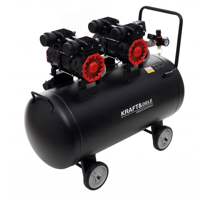 Betepalinis oro kompresorius 100L / 2 x 1500W KD1387