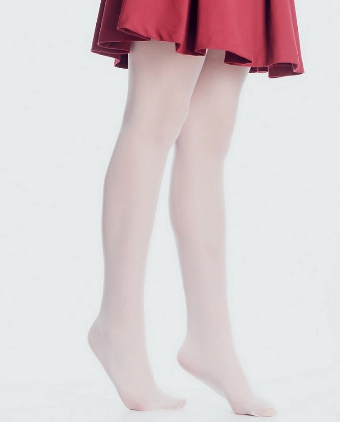 GIULIA Nailoninės vaikiškos pėdkelnės 15 DEN KETTY_15-bianco/116-122