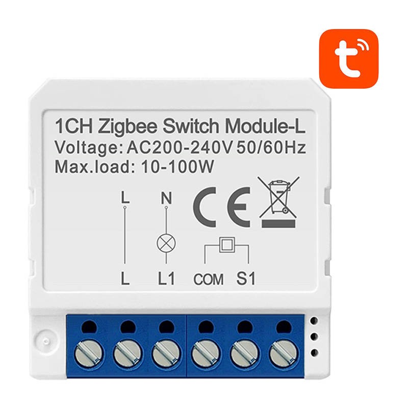 Išmanusis jungiklio modulis ZigBee Avatto LZWSM16-W1 Nr.