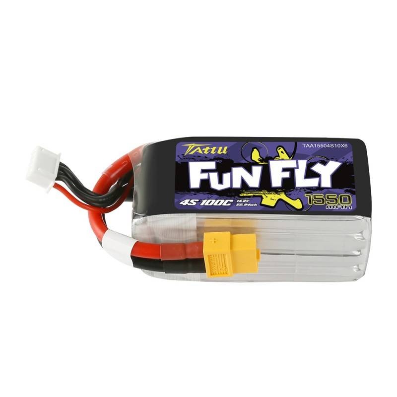 Akumuliatorius Tattu Funfly 1550mAh 14,8V 100C 4S1P